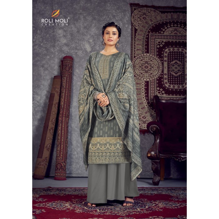 Roli Moli Ruhaaniyat Pashmina Shawl Dress Materials